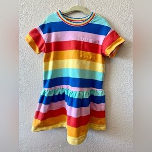 Hanna Andersson Cotton Shirt Dress Multi Color